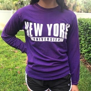 NYU long-sleeve